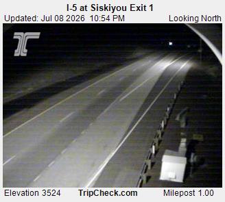 I-5 at Siskiyou Exit 1